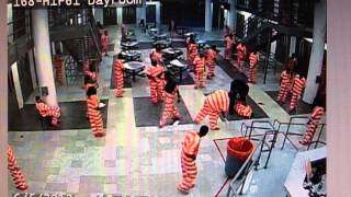 Wake County District Attorney Colon Willoughby showed a video Tuesday of a confrontation between inmate Shon McClain and detention officer Markeith Council. McClain, 40, later died. Council is on trial this week, charged with voluntary manslaughter.