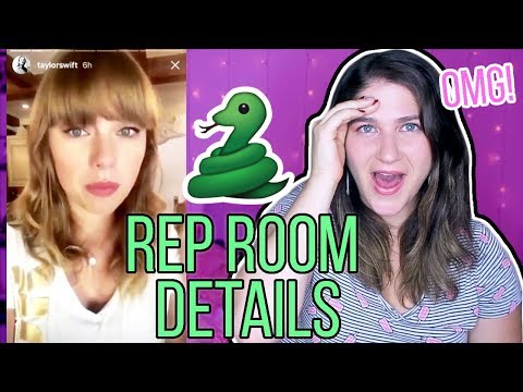REP ROOM DETAILS - Taylor Swift Reputation Tour Countdown!