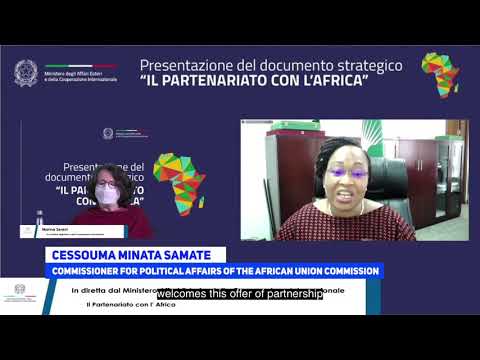 Cessouma Minata Samate, Commissaire aux Affaires Politiques de l'Union Africaine - Lancement du Partenariat avec l'Afrique & InnovElections
