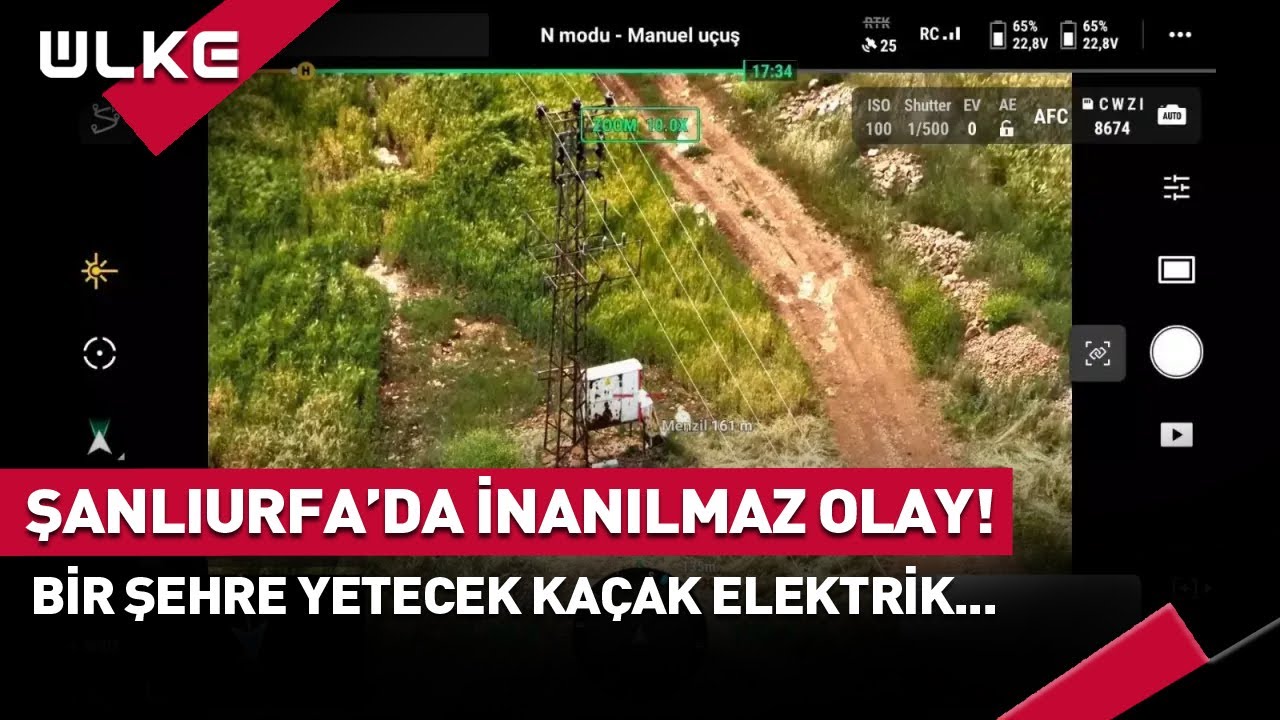 Şanlıurfa'da Akıllara Durgunluk Veren Bir Şehre Yetecek Kaçak Elektrik Vurgunu... #haber