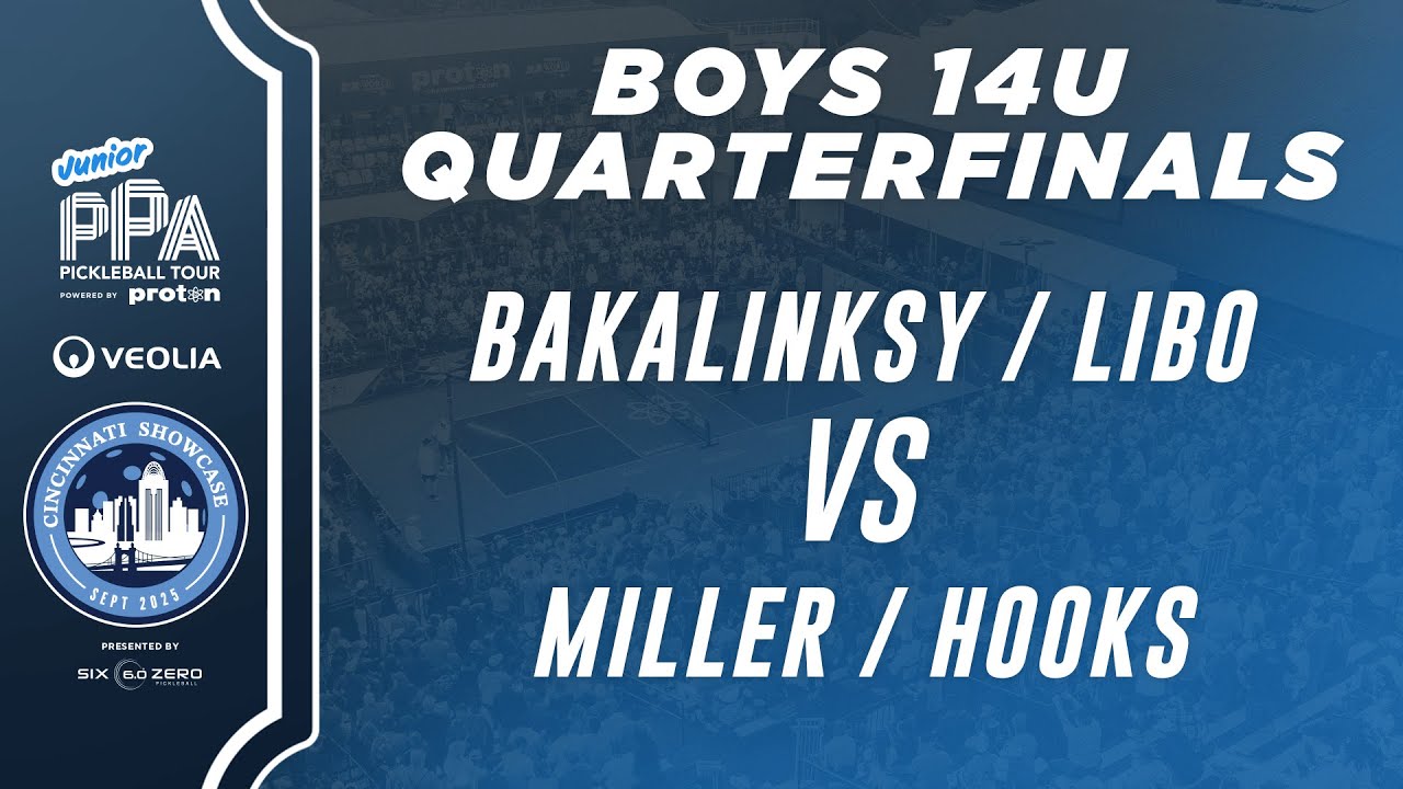 Bakalinsky/Libo v Miller/Hooks at the Junior PPA Veolia Cincinnati Showcase