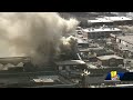 SkyTeam 11 is over a warehouse fire in Baltimore  - 02:18 min - News - Video