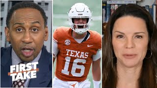 FIRST TAKE | "Texas deserving a spot in the CFP" - Dinich on Longhorns beat Texas A&M 27-17