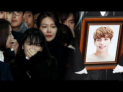고 샤이니 종현, 눈물의 발인…하늘의 별로 / 연합뉴스TV (YonhapnewsTV)