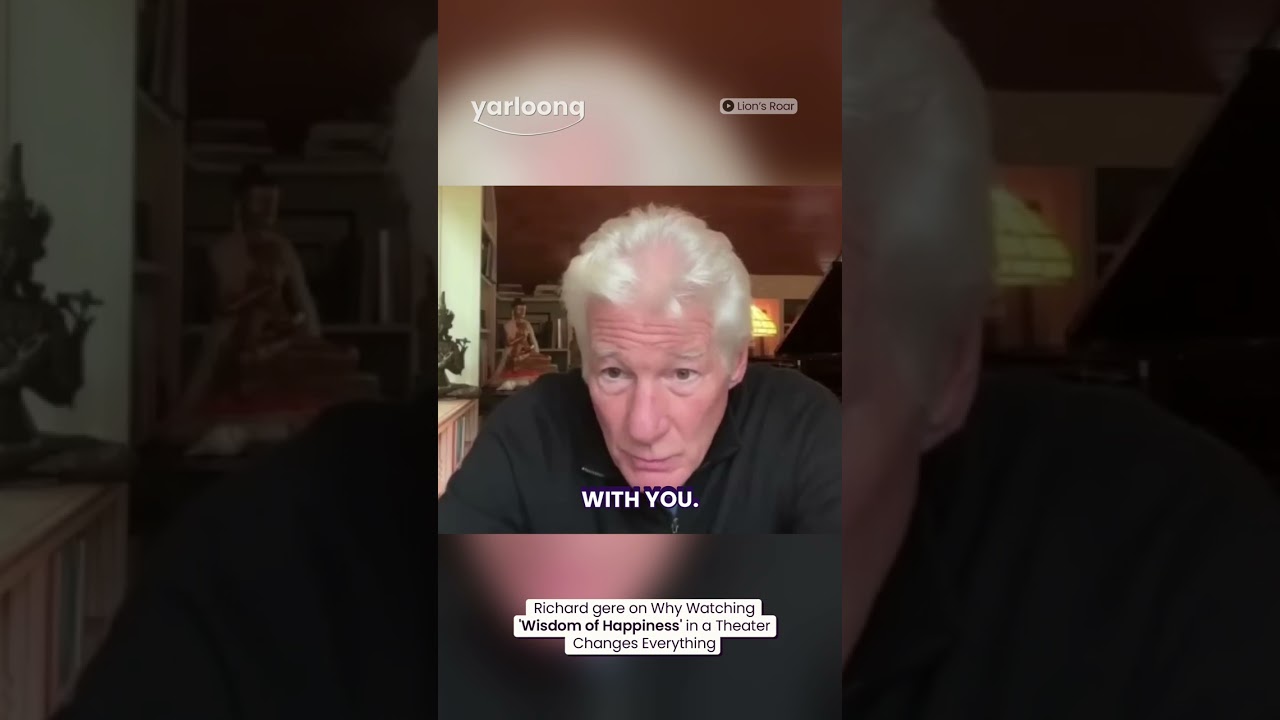 Richard Gere on the power of watching the 'Wisdom of Happiness' movie together.