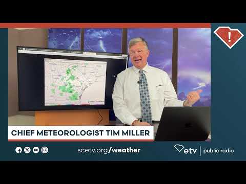 screenshot of youtube video titled Friday Weather Update: August 14, 2026 | SC Weather