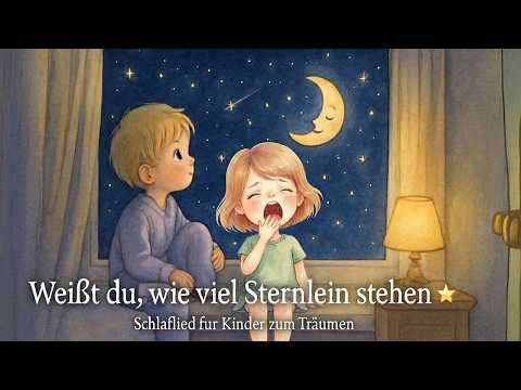 Weißt du, wie viel Sternlein stehen 🌟 Schlaflied für Kinder zum Träumen 😴