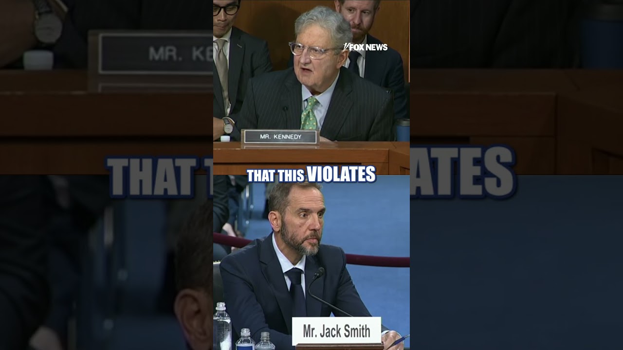 Sen Kennedy questions Jack Smith over phone record subpoenas #shorts #news #foxnews