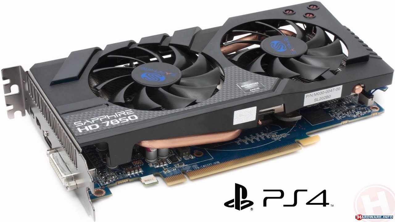 The PC Equivalent of the PS4 Graphics Card (GPU) - YouTube