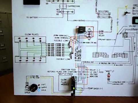 CUCV Glow Plug System Video - YouTube 4 battery 24 volt wiring diagram 