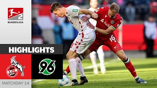 Dramatic Finish in Top-Match! | 1. FC Köln — Hannover 96 2-2 | Highlights | MD 14 — Bundesliga 2