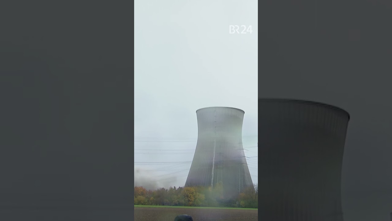 Sprengung der Kühltürme des AKW Gundremmingen | BR24 shorts