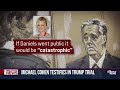 Star prosecution witness Michael Cohen testifies in Trump hush money trial - 04:05 min - News - Video
