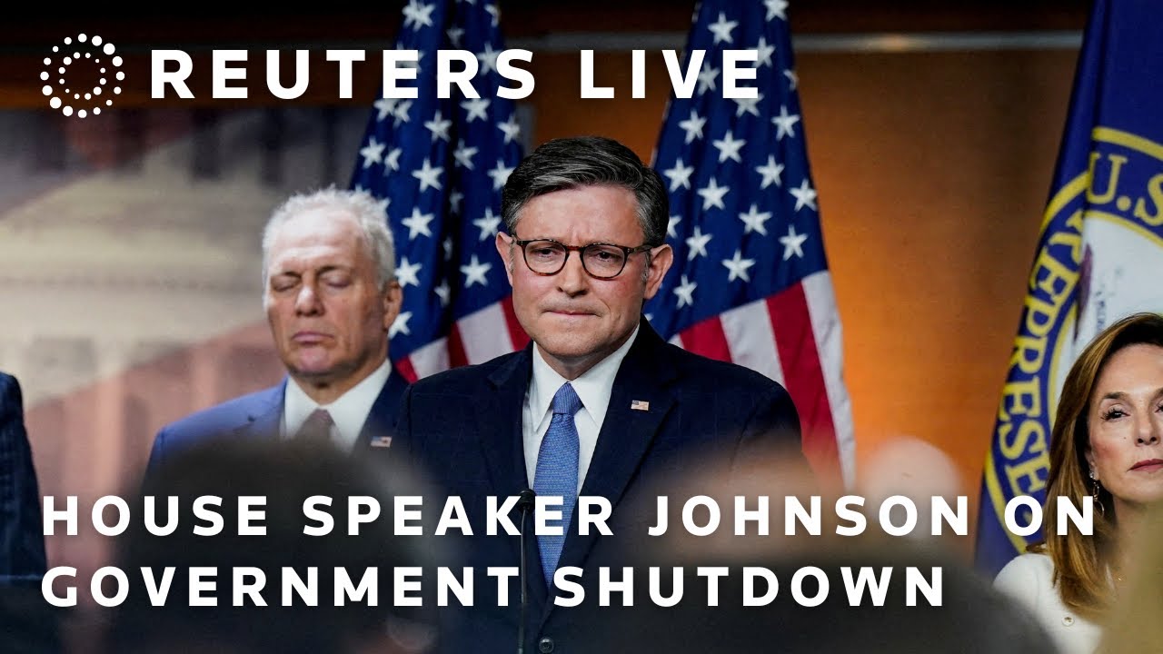 LIVE: House Speaker Johnson on government shutdown