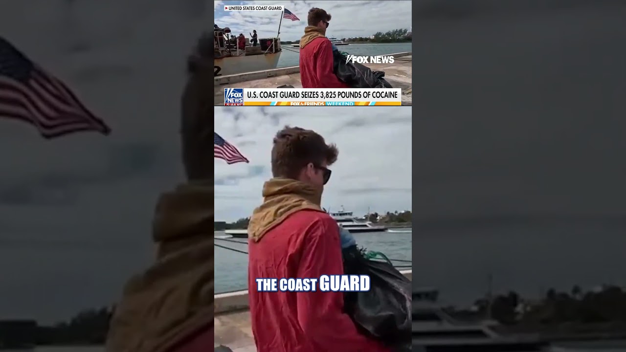 US Coast Guard seizes 3825 POUNDS OF COCAINE #foxnews #news #us #fox