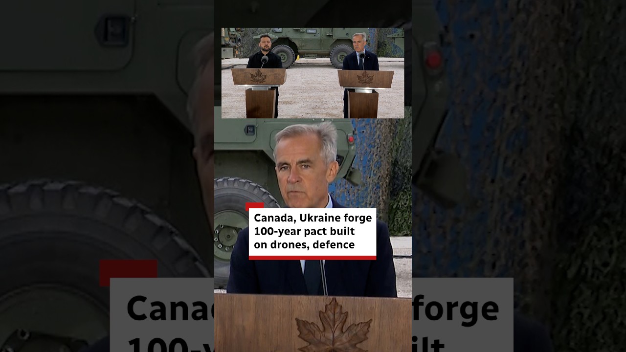 Canada, Ukraine forge 100-year pact built on drones, defence