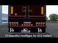 10 Mudflaps for SCS Trailers v1.0