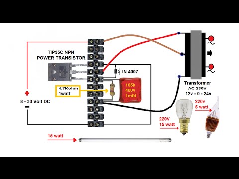 How to Make Simple DC to AC Inverter. ᴴᴰ
