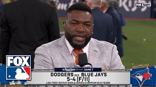 INSTANT REACTION 🚨 Big Papi, A-Rod & Jeter react to Dodgers winning back-to-back World Series