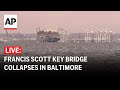 Baltimore bridge collapse LIVE: Francis Scott Key Bridge hit by cargo ship in Maryland