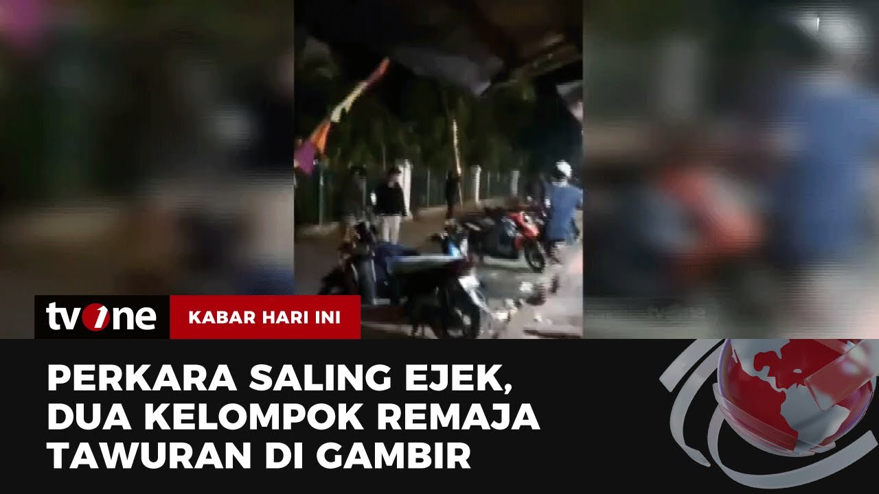 Saling Ejek, Dua Kelompok Remaja Tawuran di Permukiman Warga