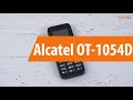 Распаковка Alcatel OT-1054D / Unboxing Alcatel OT-1054D