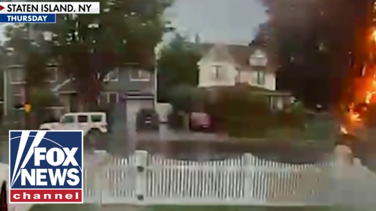 WATCH: Jarring video captures moment man gets STRUCK by lightning