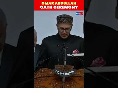 Watch Omar Abdullah takes oath as JK Chief Minister  34K views  play Short