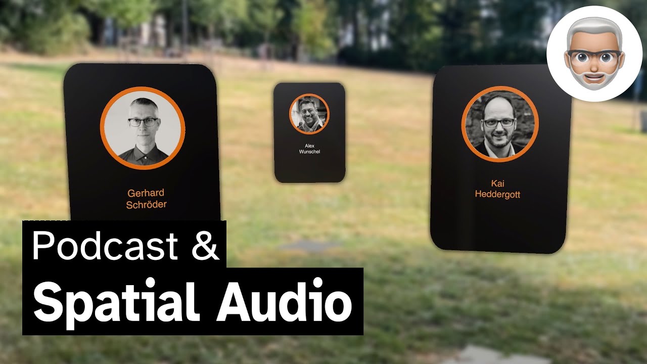 Spatial-Audio-Podcast via USDZ & Apple Augmented Reality #arglasses