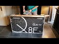 unpack Samsung QE55Q8F 2018