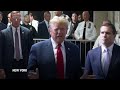 Trump revisits NATO comments at New York courthouse  - 00:51 min - News - Video