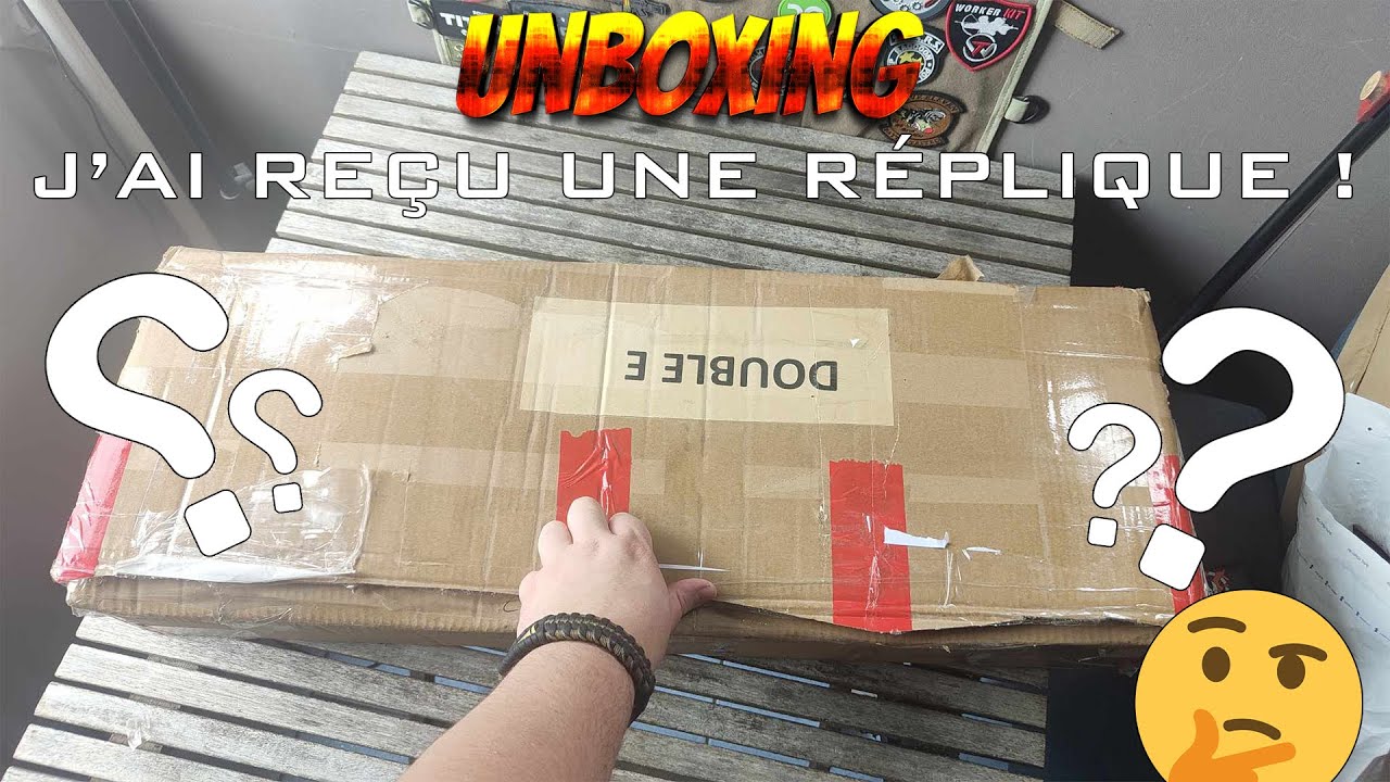 UNBOXING AIRSOFT ! J'AI REÇU UNE RÉPLIQUE ! (J'ignore laquelle...) [FR]