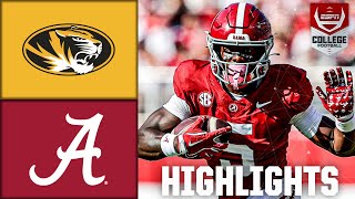 Missouri Tigers vs. Alabama Crimson Tide | Full Game Highlights | ESPN College Football