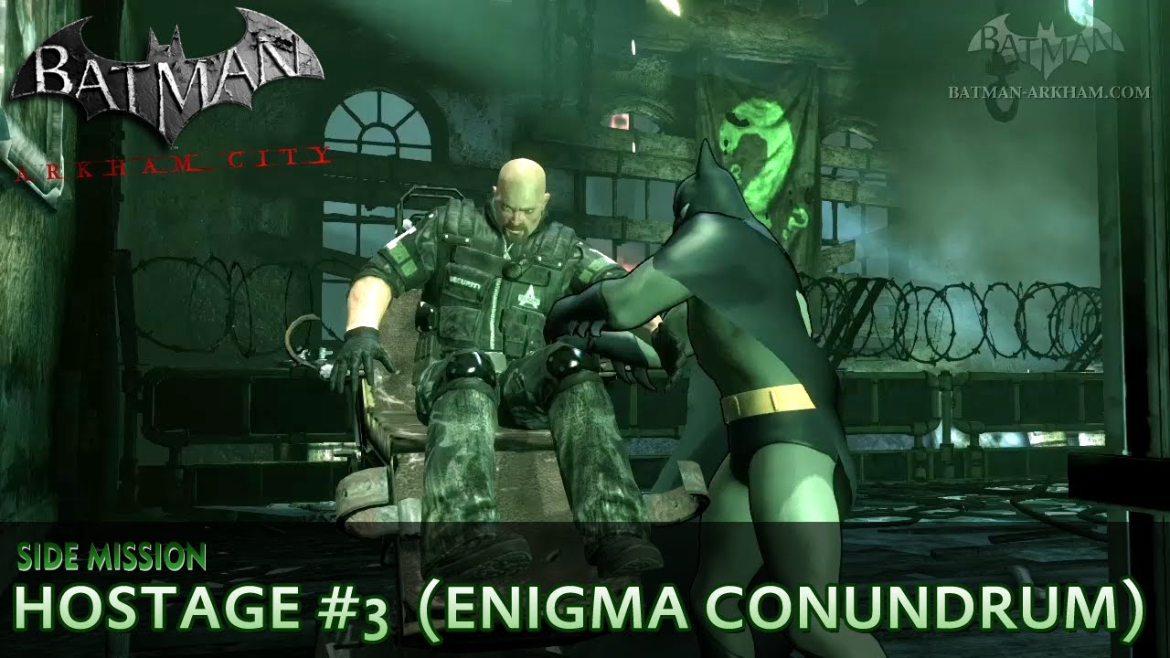 batman-arkham-city-riddler-hostage-3-enigma-conundrum-side-mission-walkthrough-youtube
