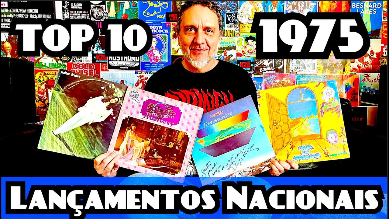 MELHORES LANÇAMENTOS NACIONAIS em 1975 ⭐️ TOP 10 ⭐️