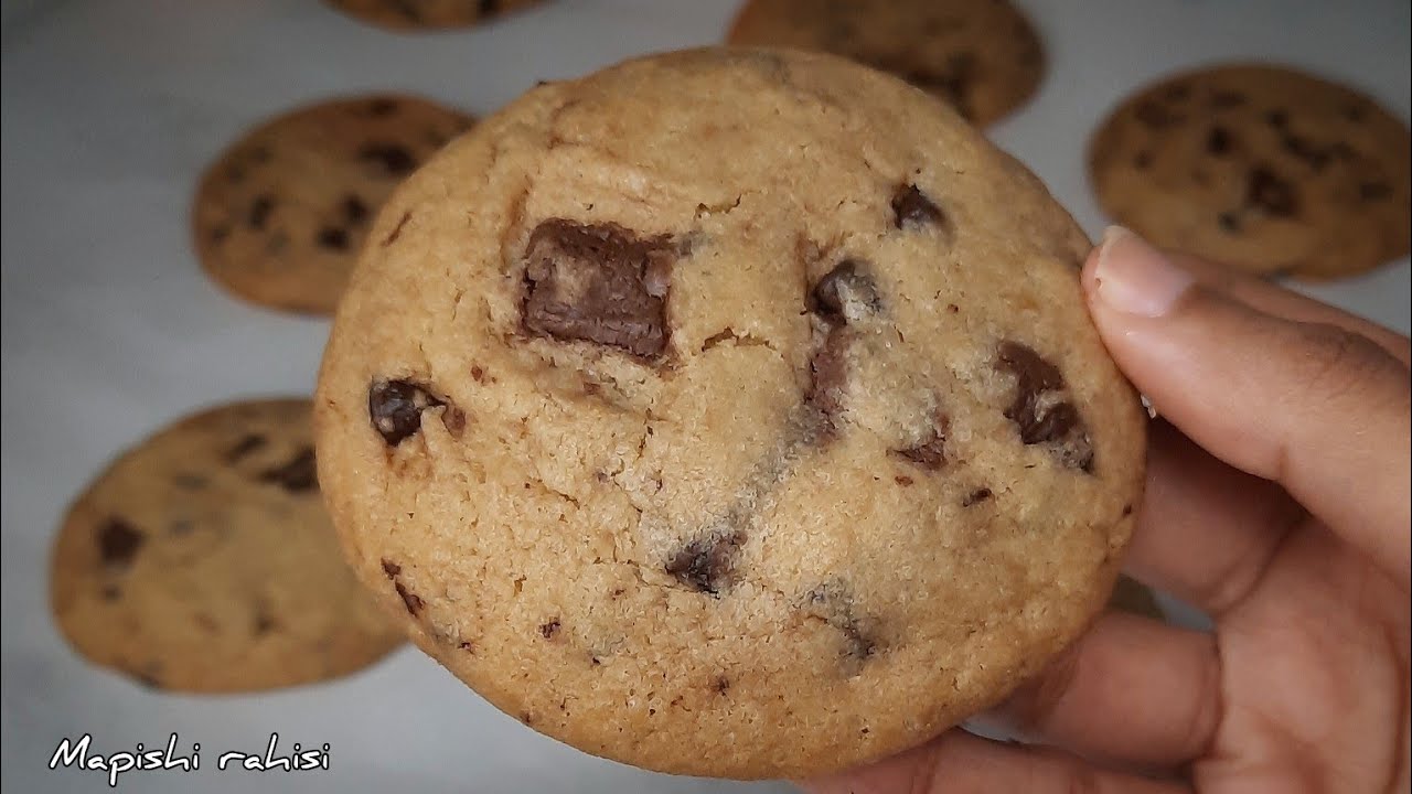 Kutengeneza Cookies Za Chocolate Chip 🍪 Kirahisi Nyumbani - Easy Chocolate Chips Cookies Recipe