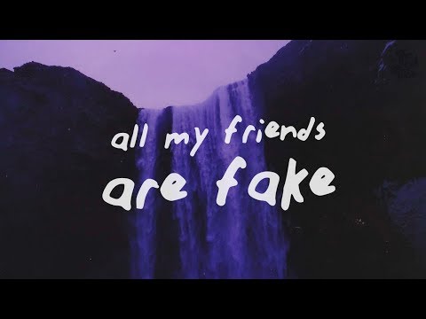 Tate McRae - all my friends are fake (Lyrics)