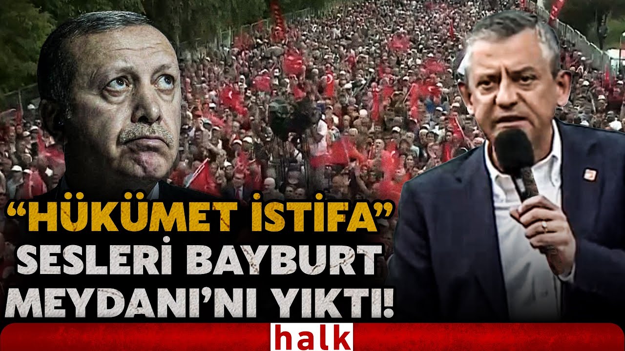 "TAYYİP İSTİFA" SESLERİ MEYDANI YIKTI! Bayburt'ta Erdoğan'a şok! Bu konuşmayı duyunca çıldıracak!