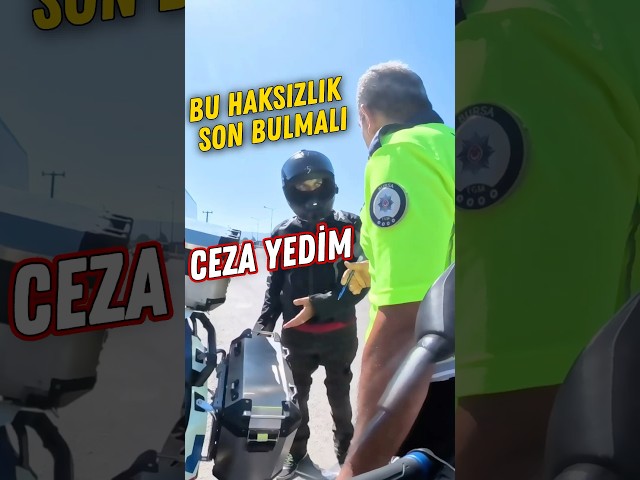 Saçma bir ceza yedim