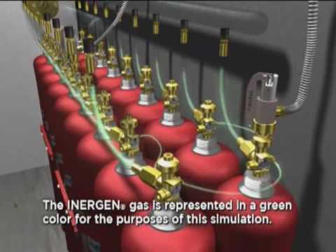 Inergen Fire Suppression System Simulation