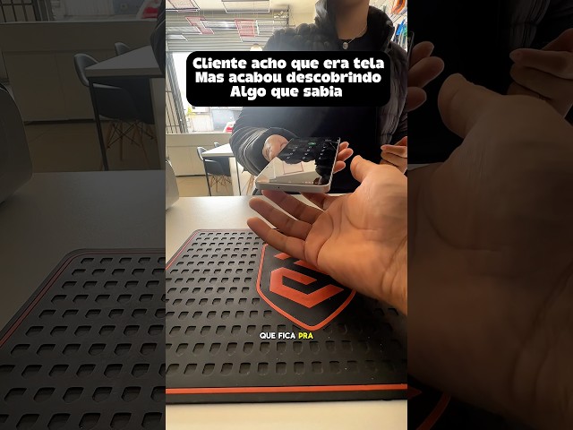 Uma surpresa quando foi pedir o orçamento da troca da tela quebrada do Samsung a06  #trocadevidro