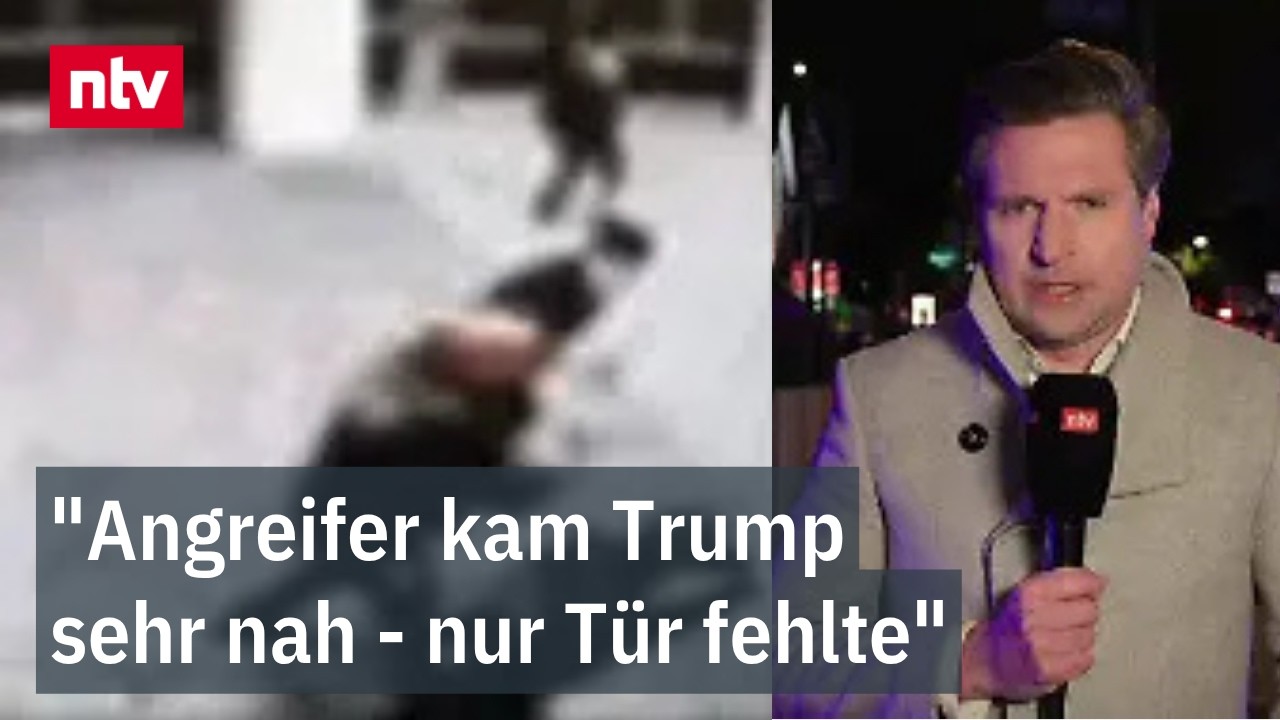 Über Schüssen unweit des US-Präsidenten berichtet ntv-Korrespondent Gordian Fritz | ntv