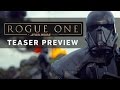 Icône pour lancer le teaser n°1 de 'Rogue One: A Star Wars Story'