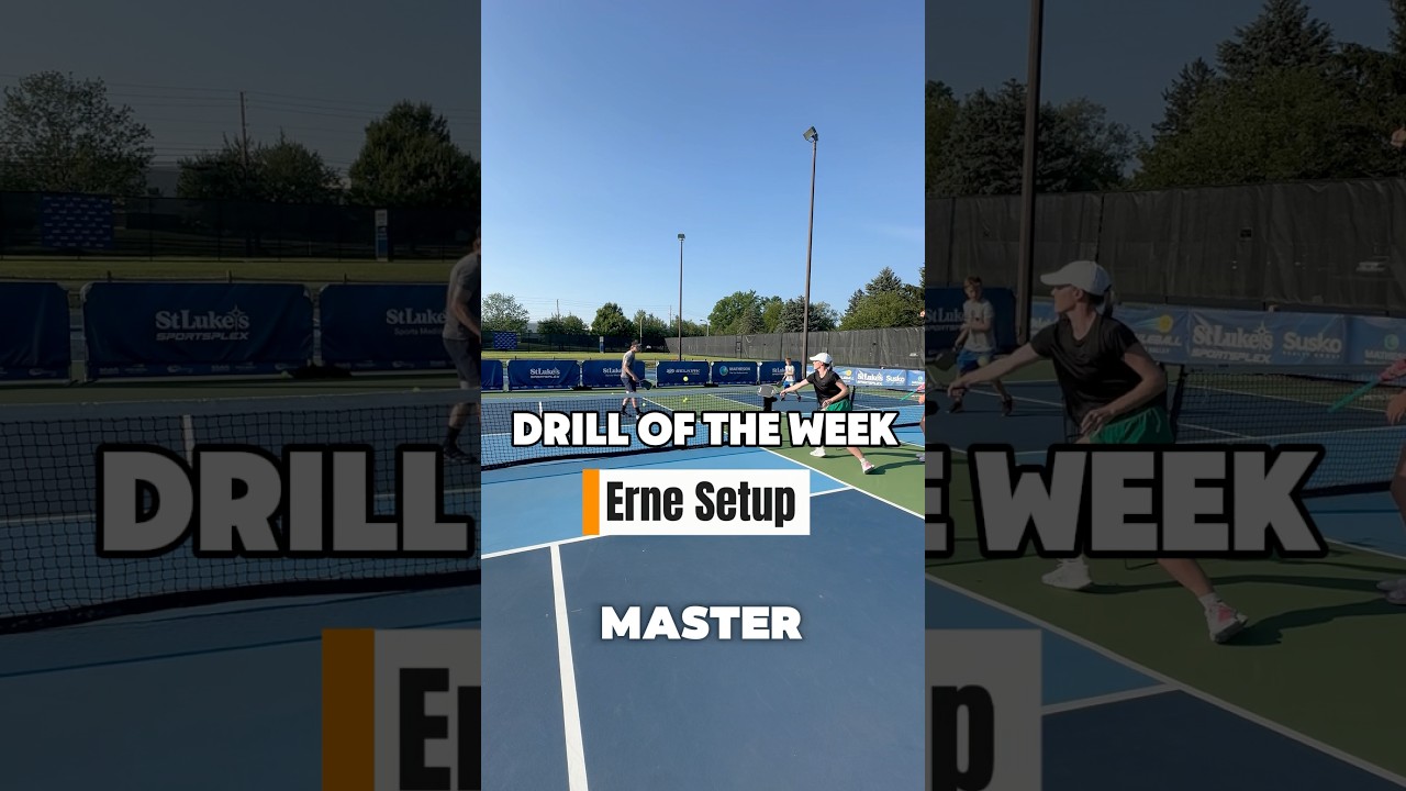 Drill of the Week: Erne Setup 👌 #pickleball #shorts #erne