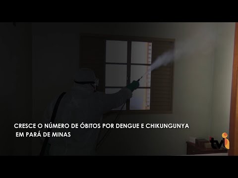 Vídeo: Cresce o número de óbitos por dengue e chikungunya em Pará de Minas