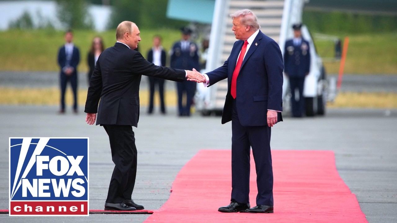 BREAKING: Trump, Putin shake hands ahead of historic summit in Alaska