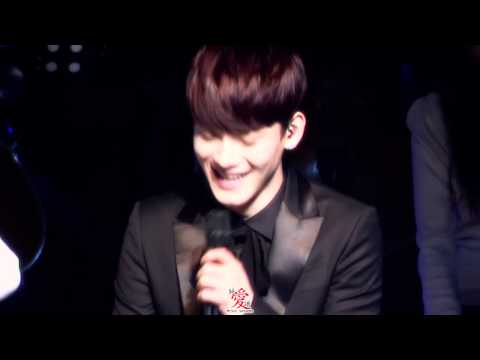 140212 SM THE BALLAD Recital - 첸은 핸드폰게임 뭐해요?