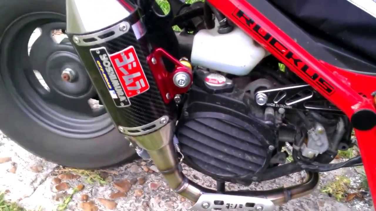 Honda ruckus yoshimura exhaust install #3