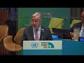 UN chief tells nations climate targets must go further, faster | REUTERS