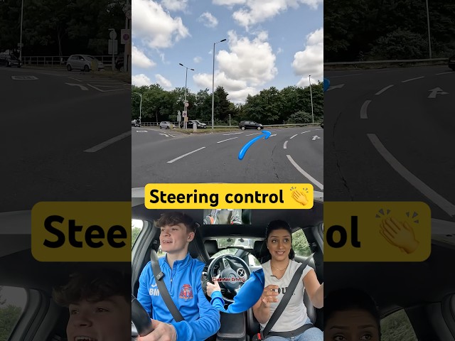 Steer gradually #driving #car #howto #learn #fyp #london #teacher